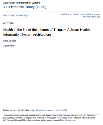 Health in the Era of the Internet of Things – A Smart Health Information System Architecture